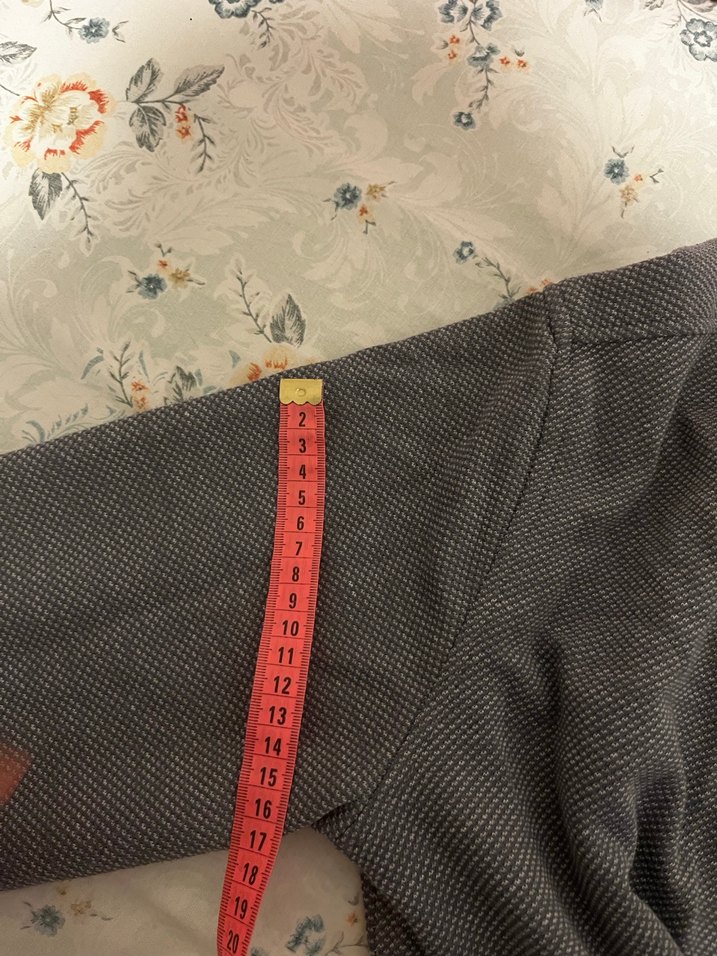 Gri Düğmeli  Erkek Gömlek - Görsel 4