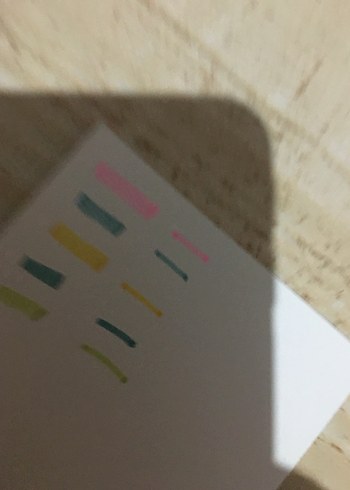 Beyaz Gövdeli Renkli fosforlu kalem - Görsel 2