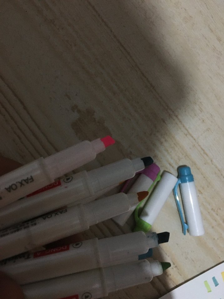 Beyaz Gövdeli Renkli fosforlu kalem - Görsel 3