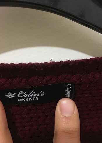 Bordo Örgü Salaş Kadın Hırka - Görsel 3