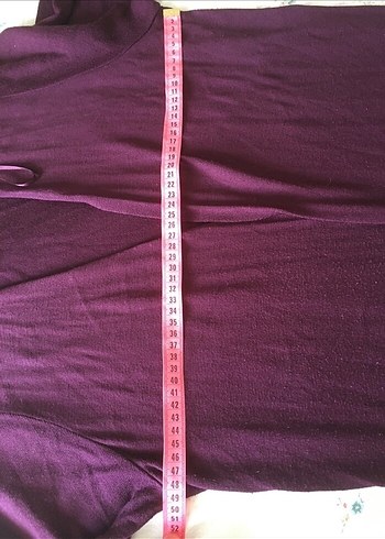 Uzun Mor Kadın Hırka Dantel Detaylı - Görsel 5