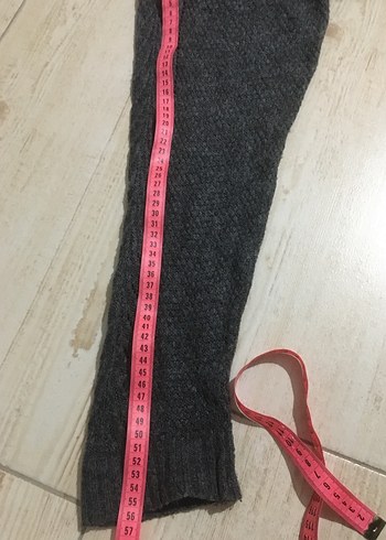 Gri Kadın Örgü Bisiklet Yaka Kazak - Görsel 10