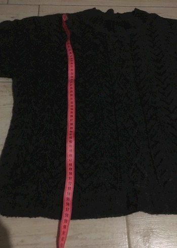 Gri Kadın Örgü Bisiklet Yaka Kazak - Görsel 9