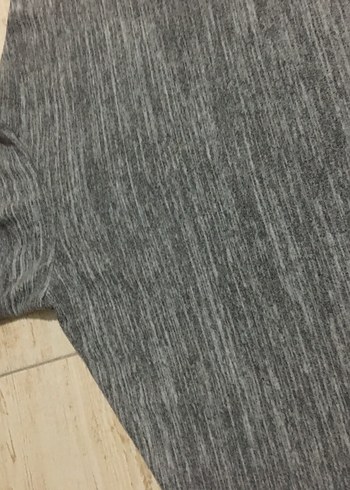 Gri Yüksek Yakalı Kadın kazak - Görsel 10