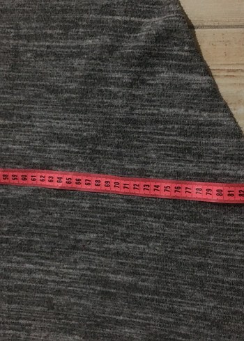 Gri Yüksek Yakalı Kadın kazak - Görsel 7