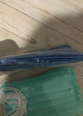 Mavi ve Yeşil Tek Kullanımlık Yüz Maskeleri - Görsel 3