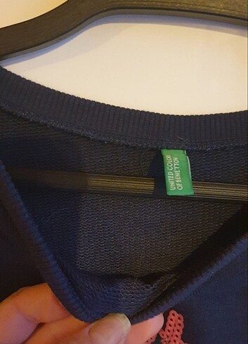 12-13 Yaş Beden Benetton sweatshirt 