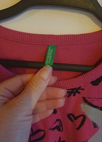 13-14 Yaş Beden Benetton sweatshirt 