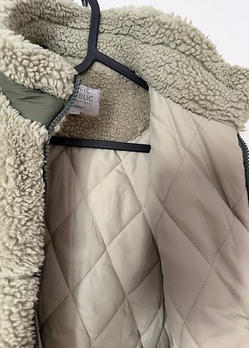 Pullbear Peluş Mevsimlik Mont - Görsel 5