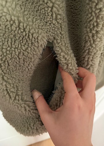 Pullbear Peluş Mevsimlik Mont - Görsel 4