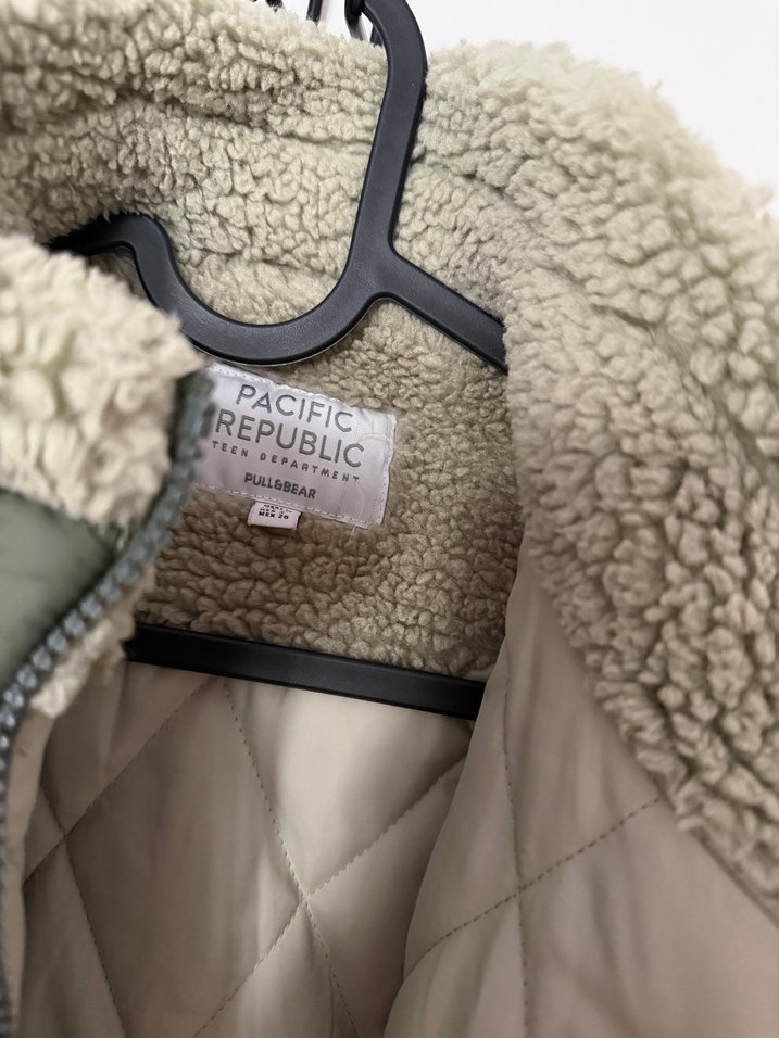 Pullbear Peluş Mevsimlik Mont - Görsel 3