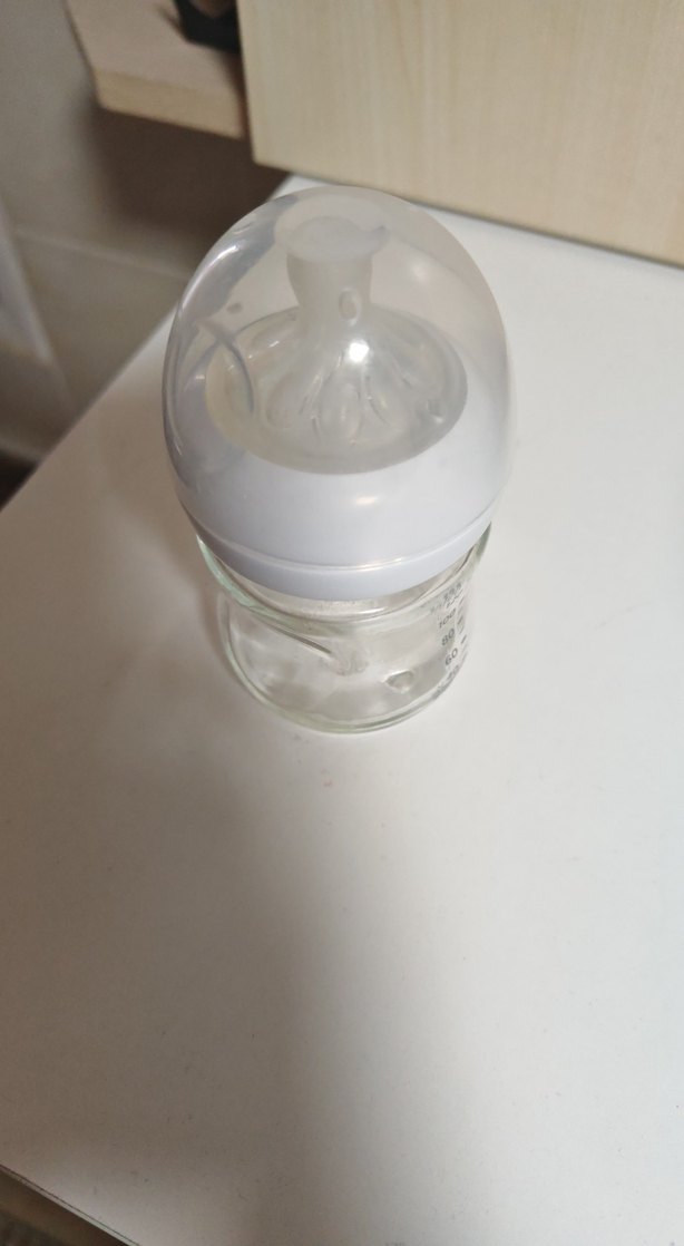 Beyaz Cam Bebek Biberonu - Görsel 3