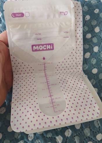 MOCHi Süt Saklama Poşeti Beyaz - Görsel 2