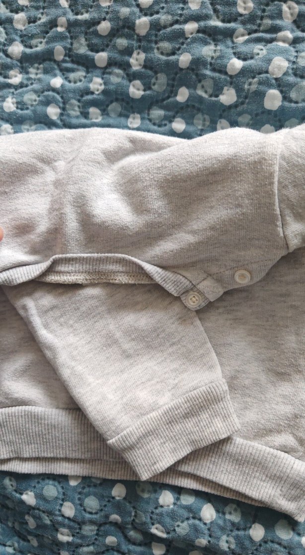 Gri Erkek Çocuk Baskılı Triko Sweatshirt - Görsel 3