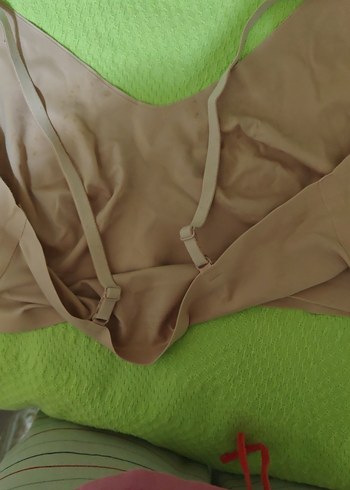 Bohem Tarzı Minimalist Yeşil Sütyen - Görsel 2