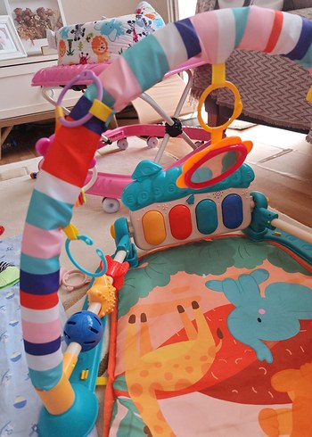 Renkli Plastik Bebek Oyun Halısı