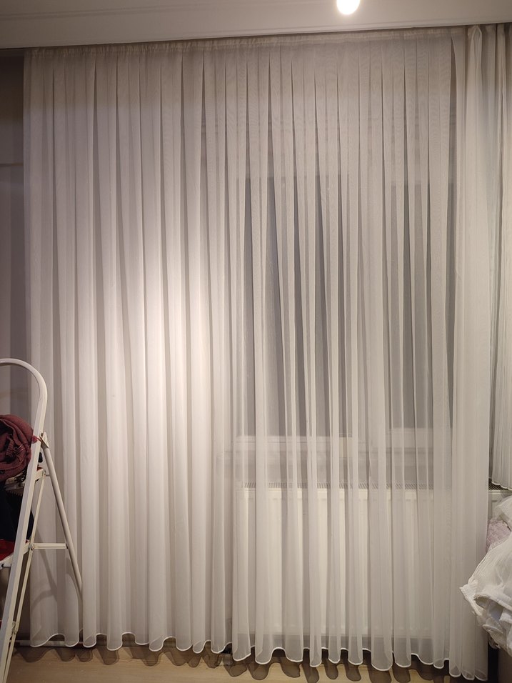 Brillant Simli Bambu Sık Pile Perde - Görsel 2