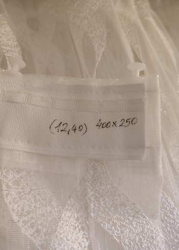 Beyaz Nakışlı Bohem Perde - Görsel 7