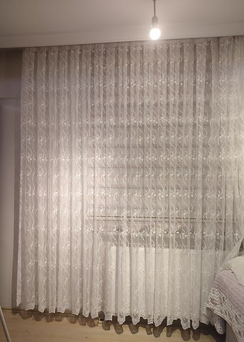 çiçekli Tül Perde - Görsel 5