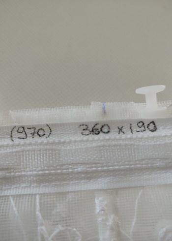 çiçekli kısa tül perde - Görsel 7