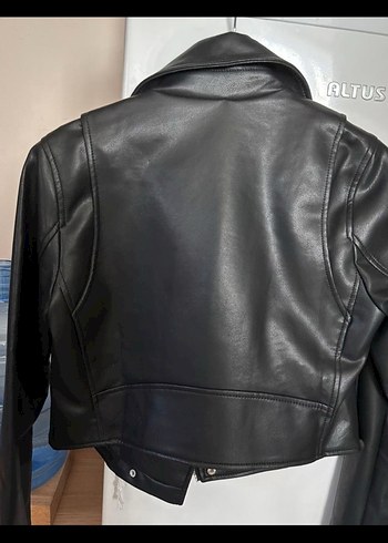 Mango deri ceket - Görsel 3