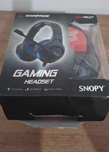 Rampage SN-RW7 Kırmızı Gaming Kulaklık