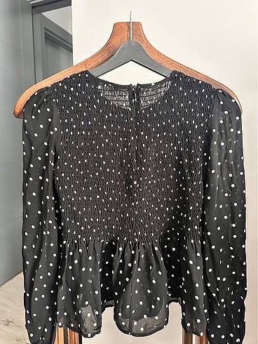 Zara Zara puantiyeli bluz