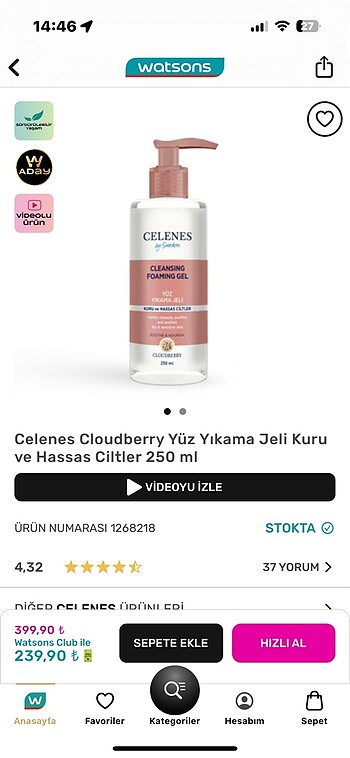 Celenes kuru hassas cilt için
