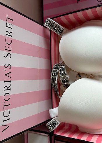 Victoria's Secret Beyaz Desenli Sütyen - Görsel 2