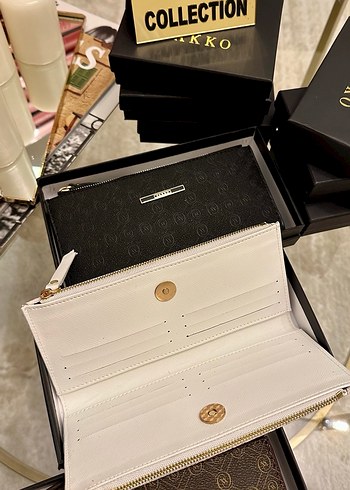 Vakko logolu Fermuarlı Kadın Cüzdanı - Görsel 3