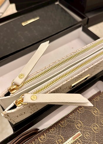 Vakko logolu Fermuarlı Kadın Cüzdanı - Görsel 2