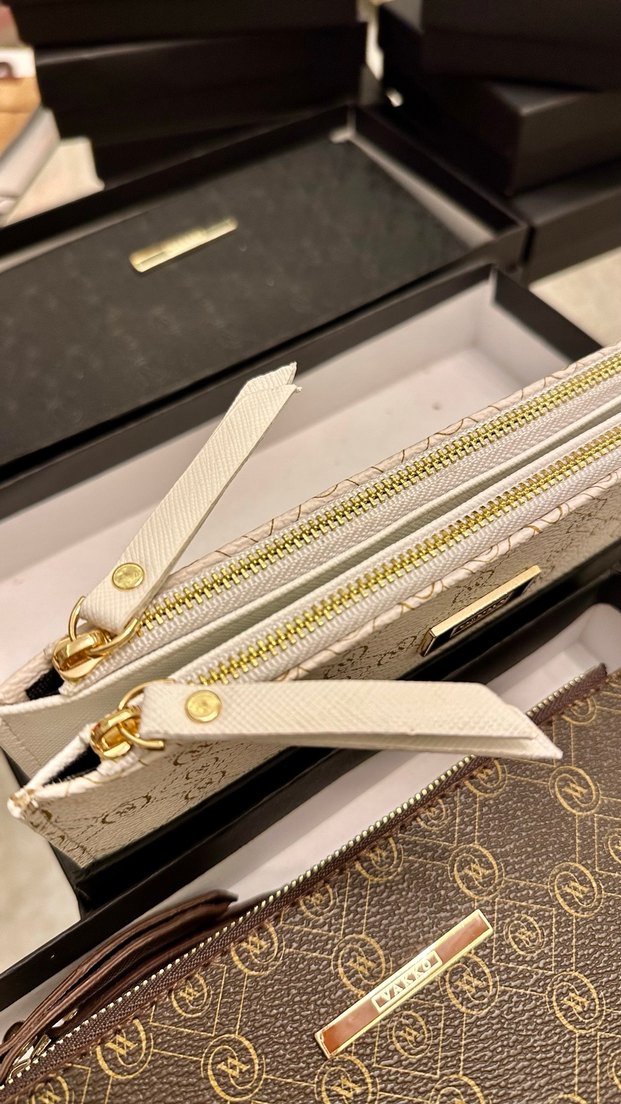 Vakko logolu Fermuarlı Kadın Cüzdanı - Görsel 2