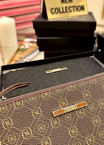 Vakko Baskılı Kadın Cüzdanı - Fermuarlı - Görsel 4