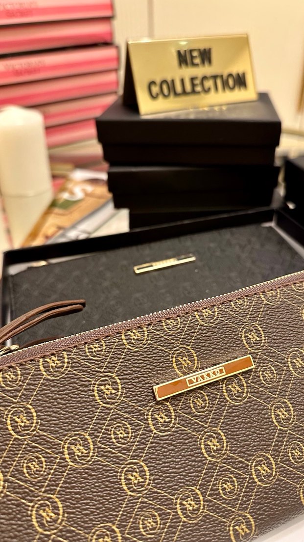 Vakko Baskılı Kadın Cüzdanı - Fermuarlı - Görsel 4