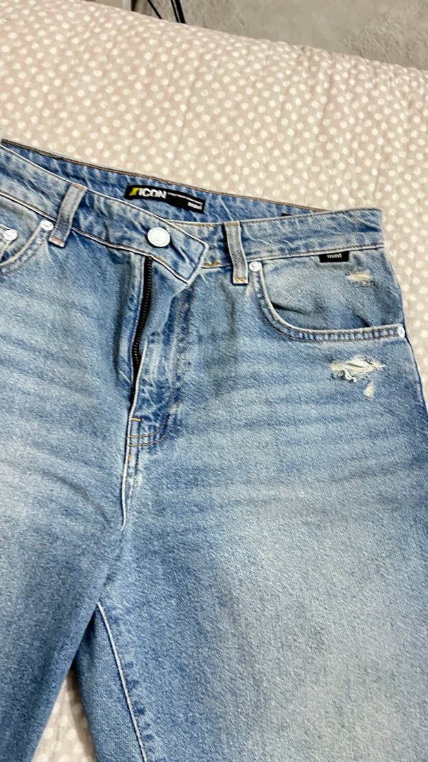 Mavi Kadın Bol Kesim Denim Pantolon - Görsel 2