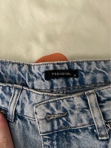 38 Beden trendyolmilla yüksek bel wide leg jean
