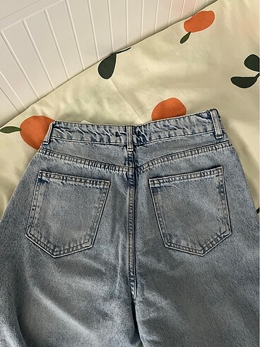 38 Beden mavi Renk trendyolmilla yüksek bel wide leg jean
