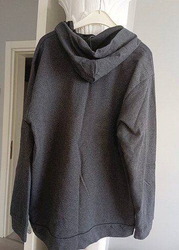 Tozlu Gri Rahat Kesim Kadın Sweatshirt