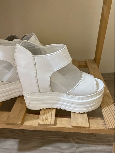 15 cm topuklu sandalet 35,5 36 uyumlu - Görsel 4