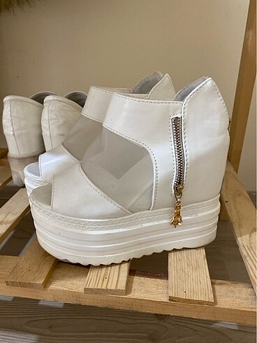 15 cm topuklu sandalet 35,5 36 uyumlu - Görsel 5