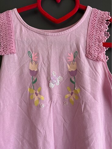 LC Waikiki LC WAKİKİ 8-9 yaş pembe kolsuz t-shirt