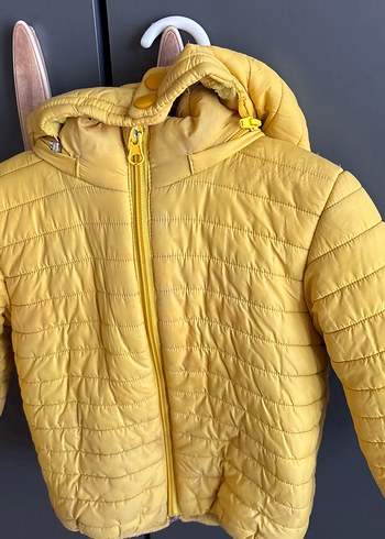Sarı Fermuarlı Erkek Çocuk Mont 3 yaş - Görsel 2