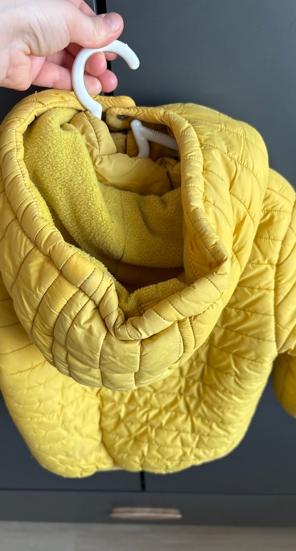 Sarı Fermuarlı Erkek Çocuk Mont 3 yaş - Görsel 4