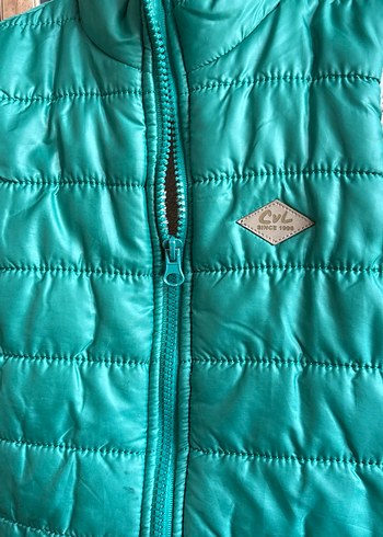 Parlak Turkuaz Erkek Çocuk Fermuarlı Yelek 3-4 yaş - Görsel 3