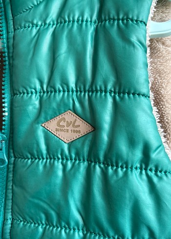 Parlak Turkuaz Erkek Çocuk Fermuarlı Yelek 3-4 yaş - Görsel 2