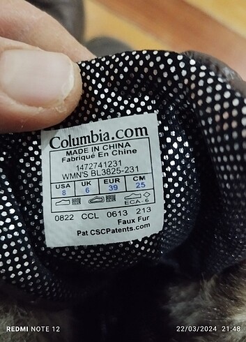 Columbia Orijinal Columbia bayan su geçirmez bot