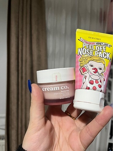 Cream co nemlendirici ve soyulabilen maske