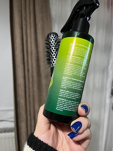 Biberiye saç spreyi tarak hediye - Görsel 3