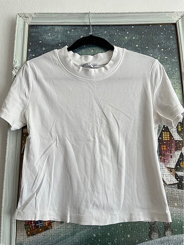 Beyaz kadın tshirt