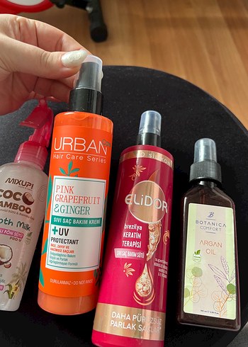 Karışık Saç Bakım Serisi - Keratin, Argan, Bamboo - Görsel 2